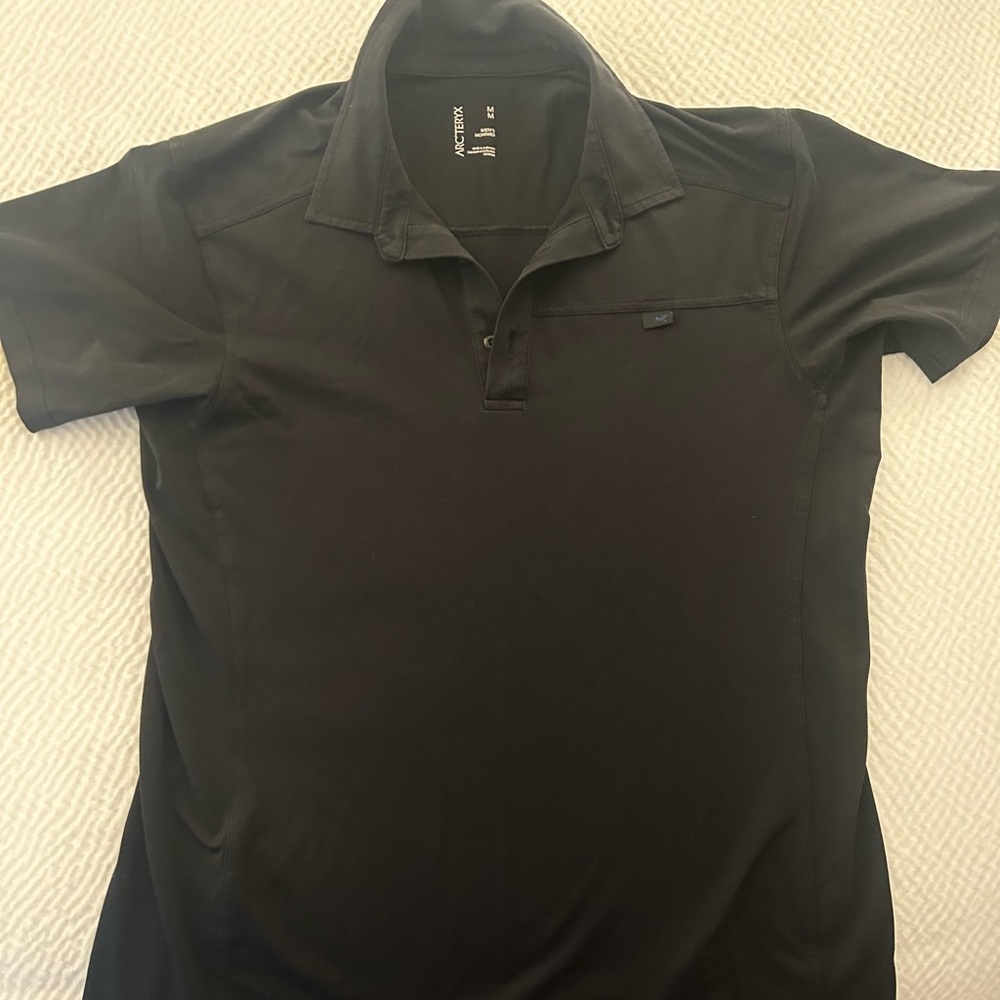 Men's Arcteryx Black Polo Shirt